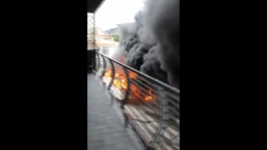 Paganese-Casertana, scontri tifosi: bus in fiamme