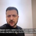 Ucraina, Zelensky ricorda vittime incidente elicottero