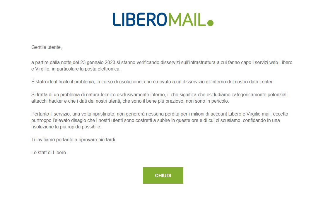 Web Ancora Bloccata Posta LiberoMail LaPresse Web Ancora Bloccata Posta LiberoMail LaPresse