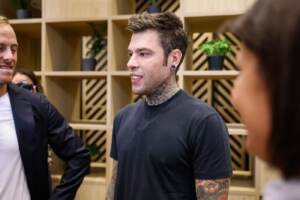 Milano, Fedez all'Inaugurazione di Green Active, prima palestra che allena corpo e sostenibilità