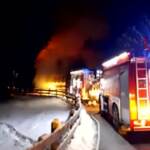 Udine, maxi incendio in albergo a Sauris di Sotto