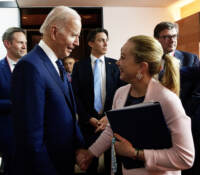 Il Presidente del Consiglio Giorgia Meloni incontra Joe Biden al G20 di Bali