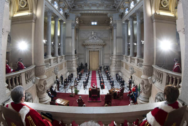 Mattarella all'inaugurazione dell'anno giudiziario 2022