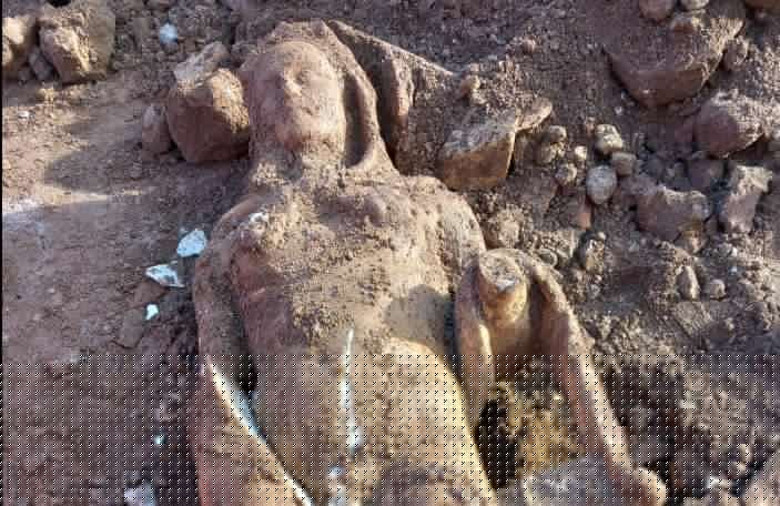 Roma, trovata statua Ercole in Parco Scott Roma, trovata statua Ercole in Parco Scott