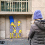 Giornata Memoria, i Simpson deportati in un murales