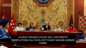 Spagna, laurea Honoris Causa a Giorgio Parisi a Madrid
