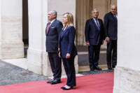 Palazzo Chigi - Giorgia Meloni incontra Re Abdullah II bin Al Hussein di Giordania