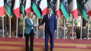 Libia, Meloni incontra primo ministro Abdel Hamid al-Dabaiba