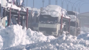 Iraq, forte nevicata: diverse strade bloccate