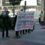 Cospito, protesta davanti ambasciata italiana a Madrid