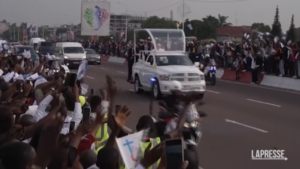 Papa in Africa, in migliaia per Bergoglio a Kinshasa