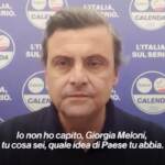 Calenda a Meloni: “Basta con quadernino, dicci tua idea di Paese”