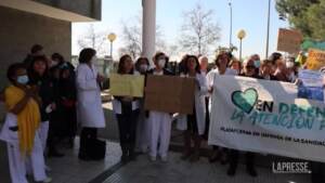 Spagna, Madrid: medici e infermieri in sciopero