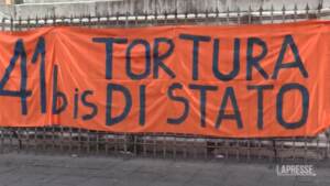 Cospito, anarchici in presidio a Napoli