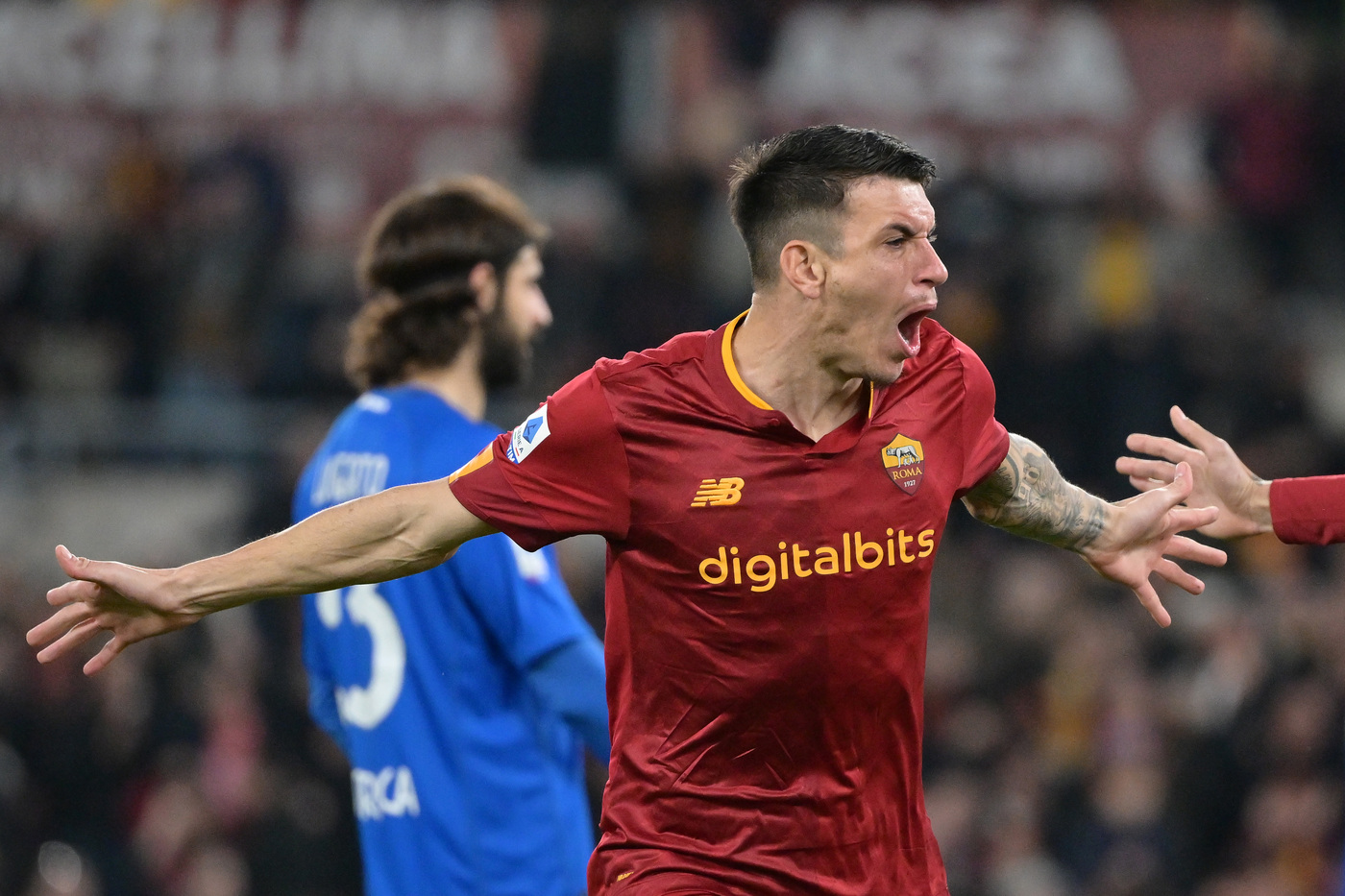 Roma-Empoli 2-0, giallorossi a segno nei primi minuti