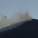 Varese, incendio sul Sacro Monte