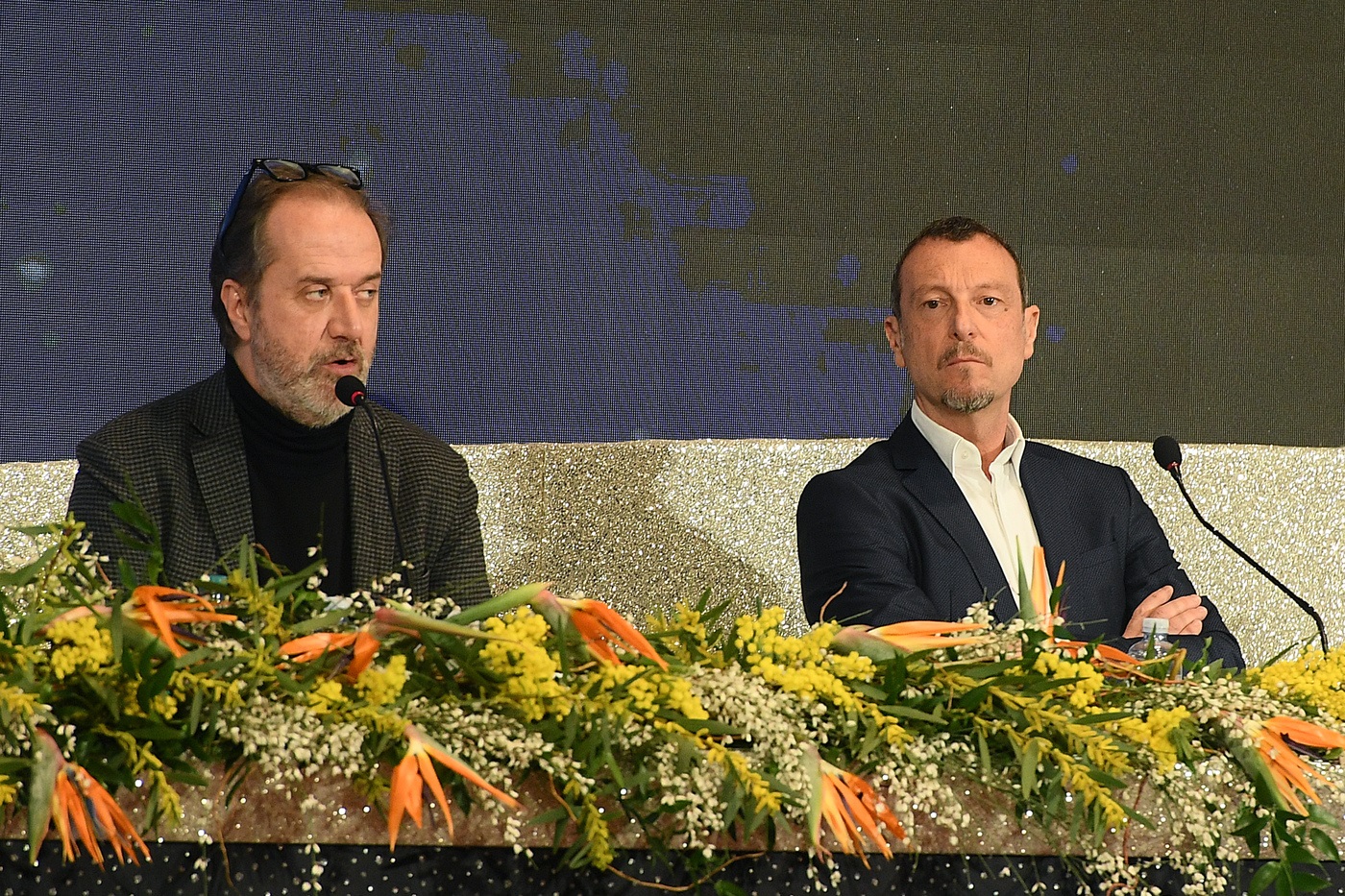 Sanremo, da Zelensky testo che legge Amadeus Sanremo, da Zelensky testo che legge Amadeus