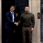 Ucraina, Zelensky arrivato a Downing Street con Sunak