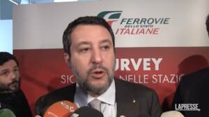 Salvini: “Obiettivo 2023 ridurre criminalità dentro e fuori stazioni”