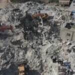 Terremoto Siria, le immagini aeree delle devastazioni