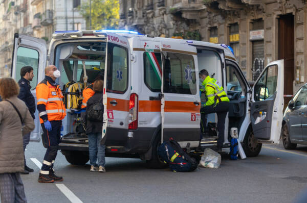 Milano, Incendio in appartamento al primo piano di Via Plinio 18.