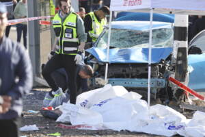 Gerusalemme, attentato con automobile: due morti