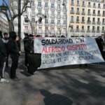 Cospito, corteo a Madrid in solidarietà all’anarchico