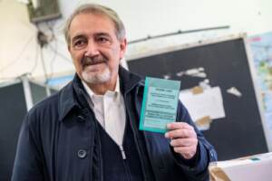 Elezioni Regionali Lazio, il voto del candidato del centro destra Francesco Rocca