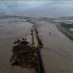 Nuova Zelanda, passaggio ciclone Gabrielle visto da drone