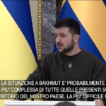 Ucraina, Zelensky: “Situazione più difficile a Bakhmut”