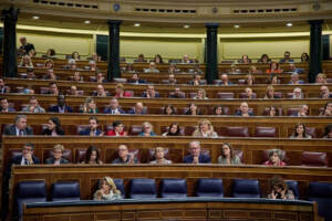 Madrid - Sessione plenaria del Parlamento spagnolo
