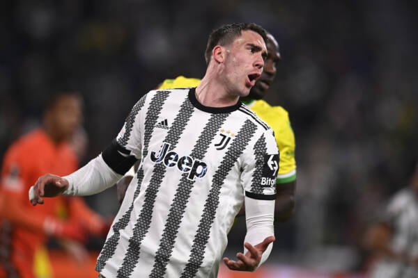 Juventus-Nantes 1-1, non basta Vlahovic