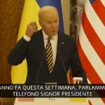Biden a Kiev: “Un anno dopo l’Ucraina resiste”