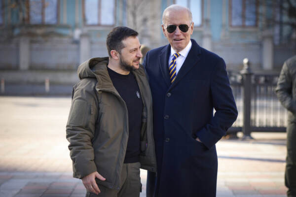 Ucraina, Joe Biden è a Kiev