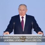 Ucraina, Putin: “In Occidente abusi e pedofilia sono la norma”