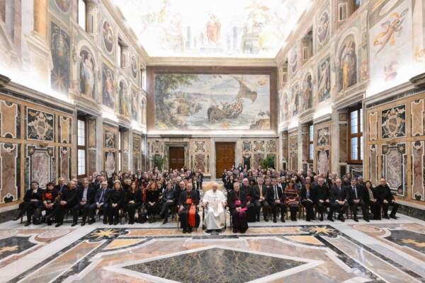 Papa Francesco in udienza con i Membri della Fondazione Ente dello Spettacolo