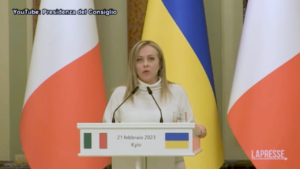 Ucraina, Meloni: “Italia non intende tentennare”