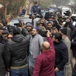Pakistani ex-PM Imran Khan’s supporters rally, taunt police