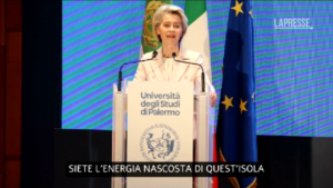 Sicilia, von der Leyen: “Giovani la rendono ‘bedda’”