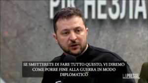 Ucraina, Zelensky a Russia: “Smettete di bombardarci”