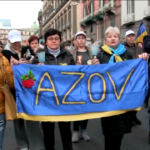 Ucraina, fiaccolata dei rifugiati a Napoli