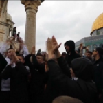 Gerusalemme, protesta palestinesi fuori moschea Al Aqsa