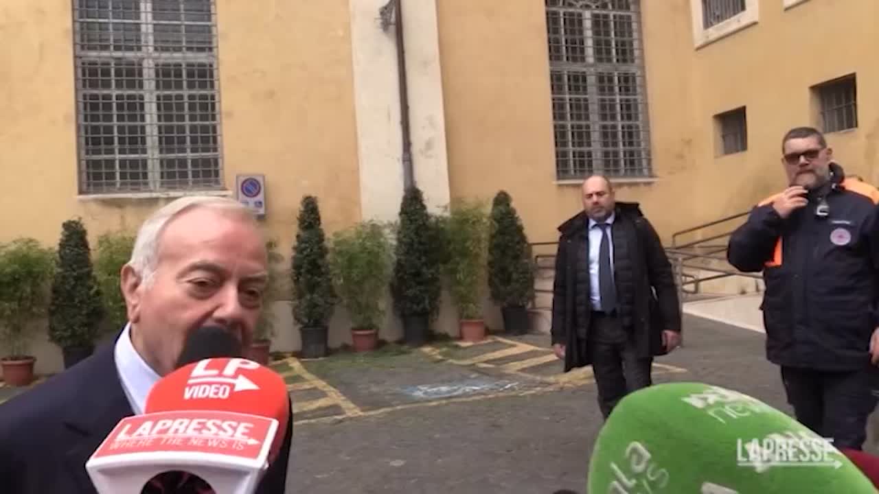 Costanzo Gianni Letta Lui è la televisione LaPresse