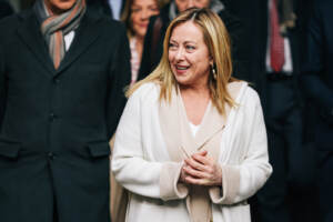 Presidente del Consiglio dei Ministri Giorgia Meloni alla Prefettura di Milano