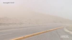 Usa, tempesta di sabbia nel New Mexico