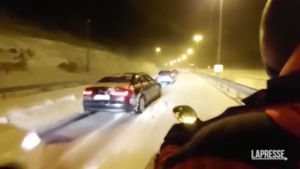 Croazia, traffico il tilt dopo una tempesta di neve