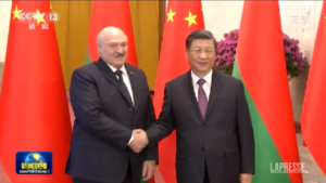 Cina, il presidente Xi Jinping riceve Alexander Lukashenko