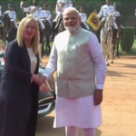 India, Meloni accolta da Modi