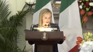 Meloni in India: “Relazioni solide, scambi commerciali record”