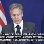 Ucraina, Blinken: “A Lavrov ho detto che serve diplomazia per pace giusta”